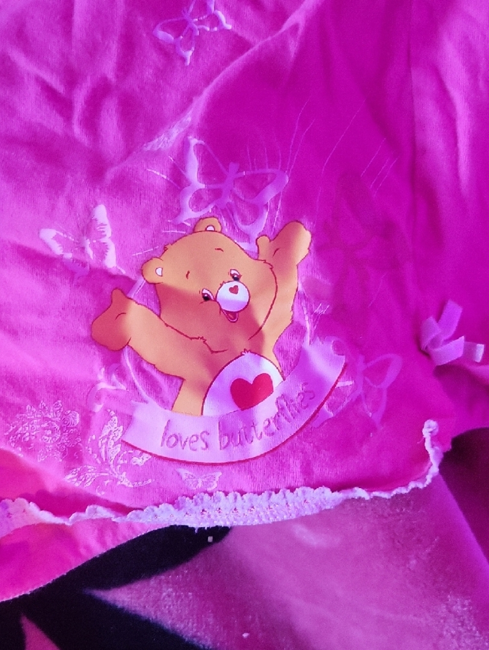 Care Bears Bright Pink Children's Tank and Shorts Set - Picture 2 of 10